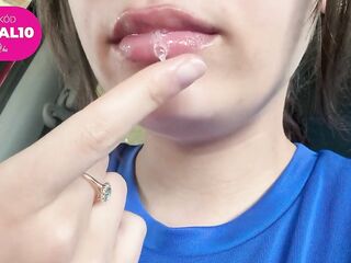 ASTONISHING SPITTING THROAT LALIN GIRL