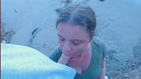 stepson cheats with stepmom on the beach