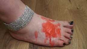 Silent Worship: Foot in Focus