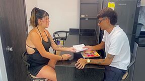 I Interview A Cute Pregnant Latina Woman And She Gives Me Her Tits As Proof For Me To Hire Her