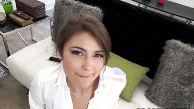 Adorable real estate agent will seal the deal only if sex is included