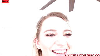 Curvy Cutie Aubreys Anal Interracial Threesome