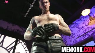 Christian Wilde disciplines Johnny Hills submissive mouth and ass