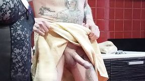 Mom-in-Law Watches Me Hard, Joins In Until I Come