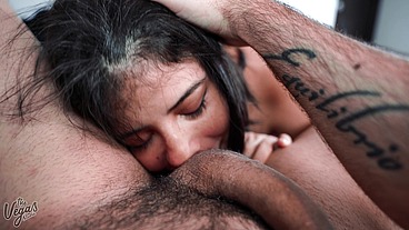 Sniffing my man's stinky sweaty balls