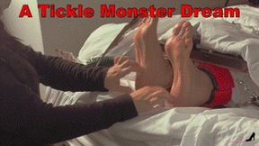 A Tickle Monster Dream - Jenna MindFucks Antickl into a Helpless Tickling Slave With Male Foot Tickling Bondage WMV