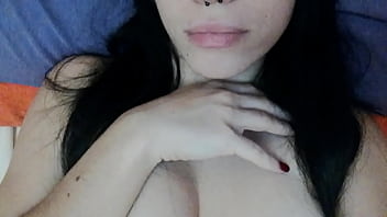Your roomate touches her boobs and masturbates herself till the orgasm - Unlimited Orgasm