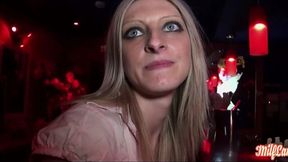 Interracial Gangbang in Lingerie Club: Cynthia Gets Her Ass Destroyed