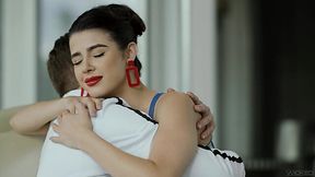 Beautiful princess is riding a big cock guy until he cums like a fountain