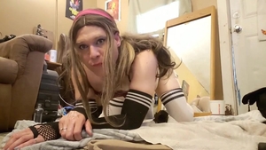 Futah Sissy bonks Herself Till she Jizzes