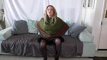 Stepson fucks stepmom to prove to her that he can fuck with just the tip and not go too deep on prom night