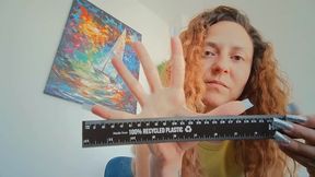 Measuring Savage Goddess's hands