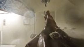 Tiny human Joe Takes a Shower with his Giantess Wife POV 1080 smaller