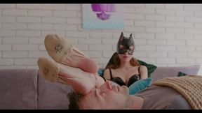 Bad Catwoman Stella - Creamy Half Ballet Shoes - Polish Language - UHD 3840x2160 - 4K