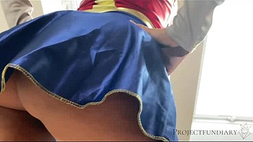 exotic Wonder Woman roleplay