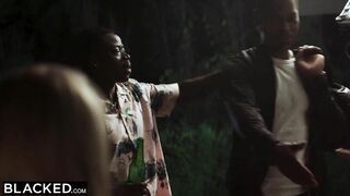 BLACKED Hot Blonde gets the DP of a lifetime by two BBCs