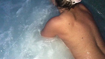 My husband breaks my ass in the whirlpool