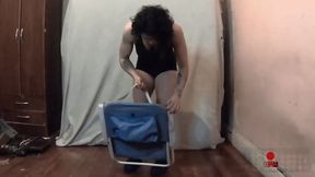Reinforced beach chair is destroyed WMV 720 CAM 1