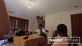 cali haze: behind-the-scenes convo before she gets fucked by scorpio s huge dick