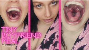 Tiny Boyfriend Meal - POV Gets Shrunken & Swallowed!! - WMV