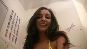 jenny welch has sexy pantyhose tore off in pov lap dance