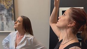 Footplay and Foot Worshipping Real Estate Open House Tour featuring Autumn Bodell and Shae Kay - 1080 WMV