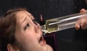 rei mizuna pissing Nose Enema