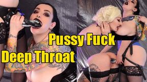 Deep Throat & Pussy Fuck for Inked Slut! (4K)