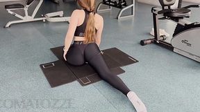 Busty Chick's Gym Session Ends with Creampie in Tight Yoga Pants