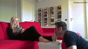 GODDESS KALYPSO - Foot worship 14 - REMASTERED