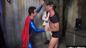 Muscle Firmly Strokes Cam's Thick Pole