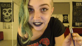 Goth Sissy Slut MakeOver