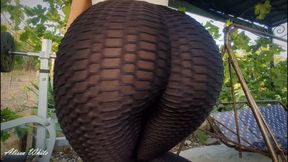 He taste my ASS after Workout .Leggings. Village sex