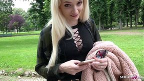 Hot German Scout Seduces Skinny Teen for a Public Pickup F**k