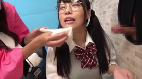 Asian Brunette&#039;s Big Ass Struggles with Deepthroating in Naughty Lingerie &amp; Stockings!