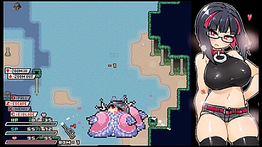Rignetta's Adventure [ Monsters HENTAI Game ] Ep.2 Goth girl GANGBANG by monsters on the beach