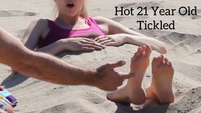 Hot 21 Year Old Tickled