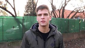 Horned-up Czech dude takes a facial as well
