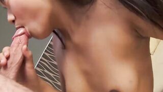 Finger Fucking Bombshell Thai goddess Banged With Spunk Explosion