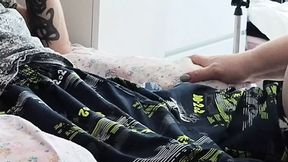 Milf sucks hard and masturbates me