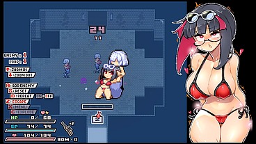 Rignetta's Adventure [ Monsters Hentai Game ] Ep.14 bunny suit girl gangbang deep in the forest