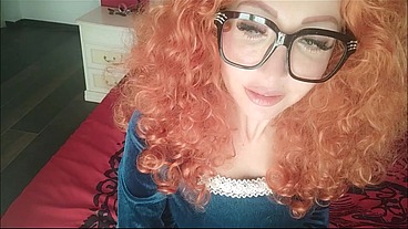princess Merida burps very loud even if she's a princess