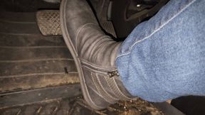 Slow Drive in Flat Booties