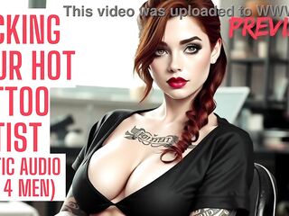 Screwing Your Tattoo Artist - Audio Porn - Preview