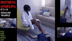 ANGELINA's PEDICURE TRAMPLE (HD)
