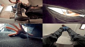 Tiny slave helpless in the giantess' handbag (small version)