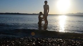 Beach&#x6DEB;Dance: Risky Waterside Sodomy