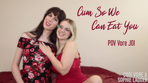 Cum So We Can Eat You POV Vore JOI w Codi Vore