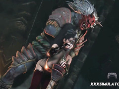 Monster Black Cock 3D HENTAI Cartoon Sex