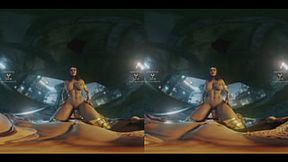 Parody: Amazon Ride on Wonder Woman in cowgirl style